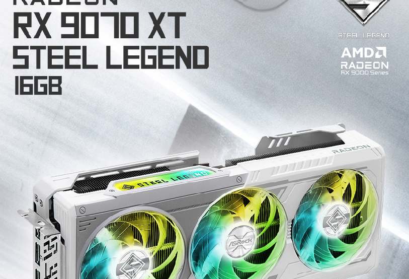 ASRock 라데온 RX 9070 XT 스틸레전드 D6 16GB