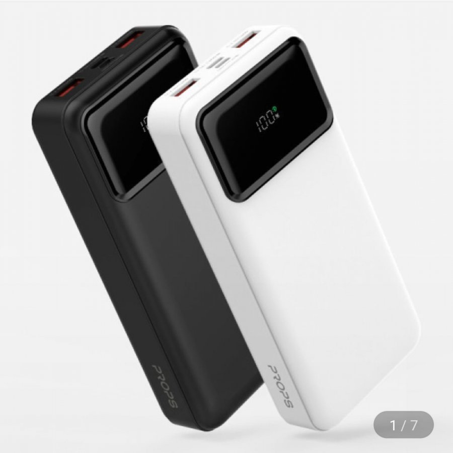 프롭스 22.5W 고속충전 LED잔량표시 보조배터리 20000mAh