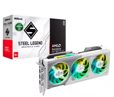 ASRock 라데온 RX 9070 XT 스틸레전드 D6 16GB
