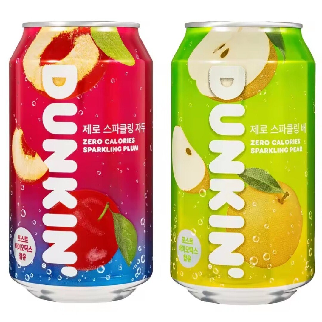 [알리 익스프레스] 던킨제로 스파클링 탄산음료 자두맛 코인딜 (7,647원) (무료)