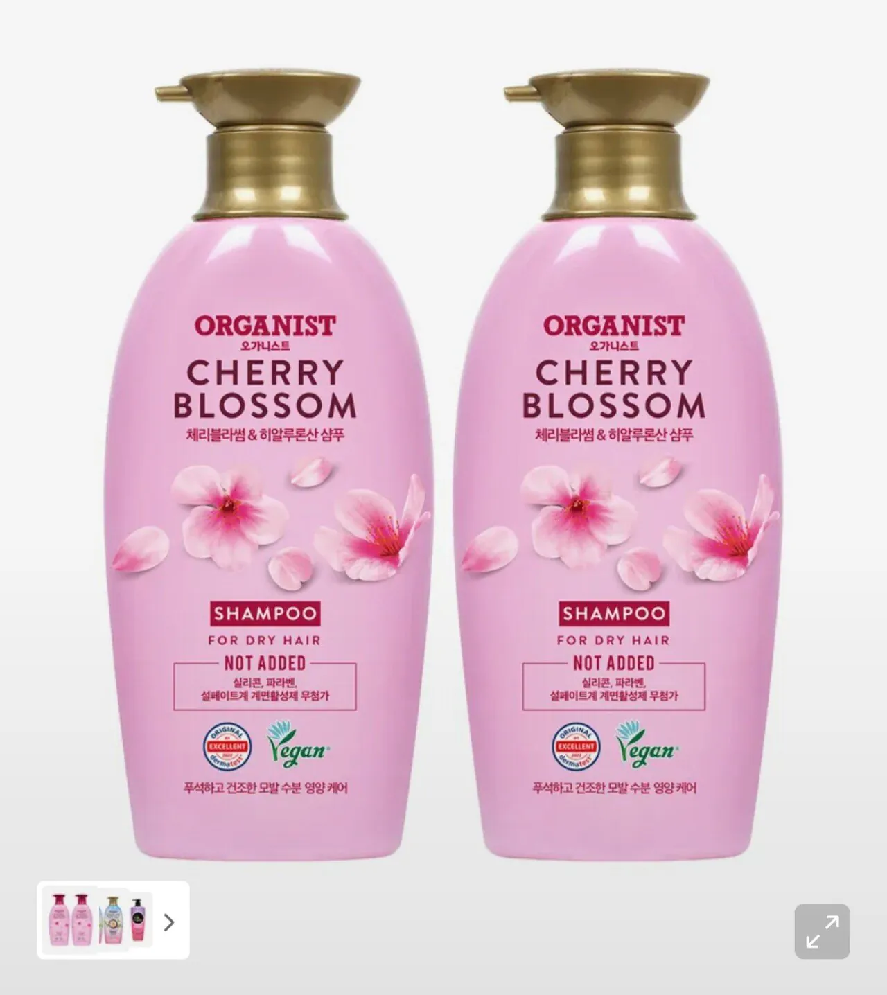 1000005135.jpg [무신사] 온더바디 오가니스트 체리블라썸 수분영양 샴푸 500ml 2개 (11,700원) (무료)