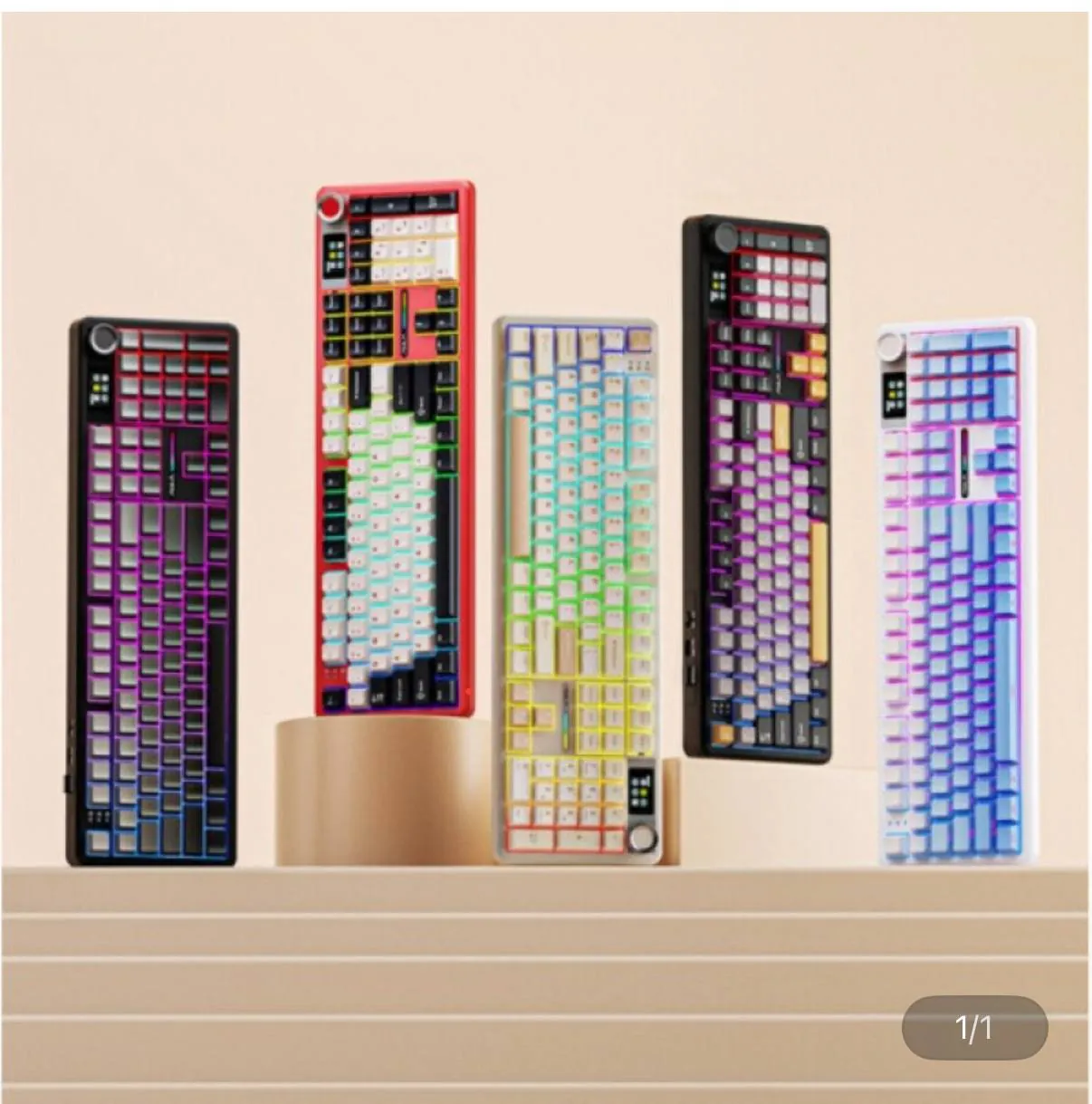 b02328e51cee78396721df73cfbce615_k1eR70.jpg [지마켓] Aula 독거미 F108 pro 유무선 기계식 키보드 풀배열 핫스왑 블루투스 8000mAh 2.4G RGB (50,960원) (무료)