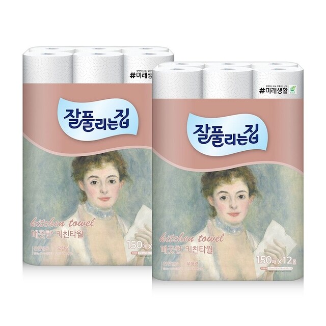 [오늘의집] 잘풀리는집 키친타월 150매 24롤 / 11,551원_1.jpg