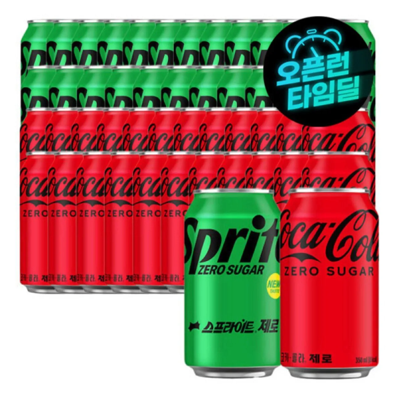Screenshot_20260114_181158_G.jpg [지마켓] 코크제로+스프라이트제로 350ml 48캔 (각 24캔) (26,080원) (무료)