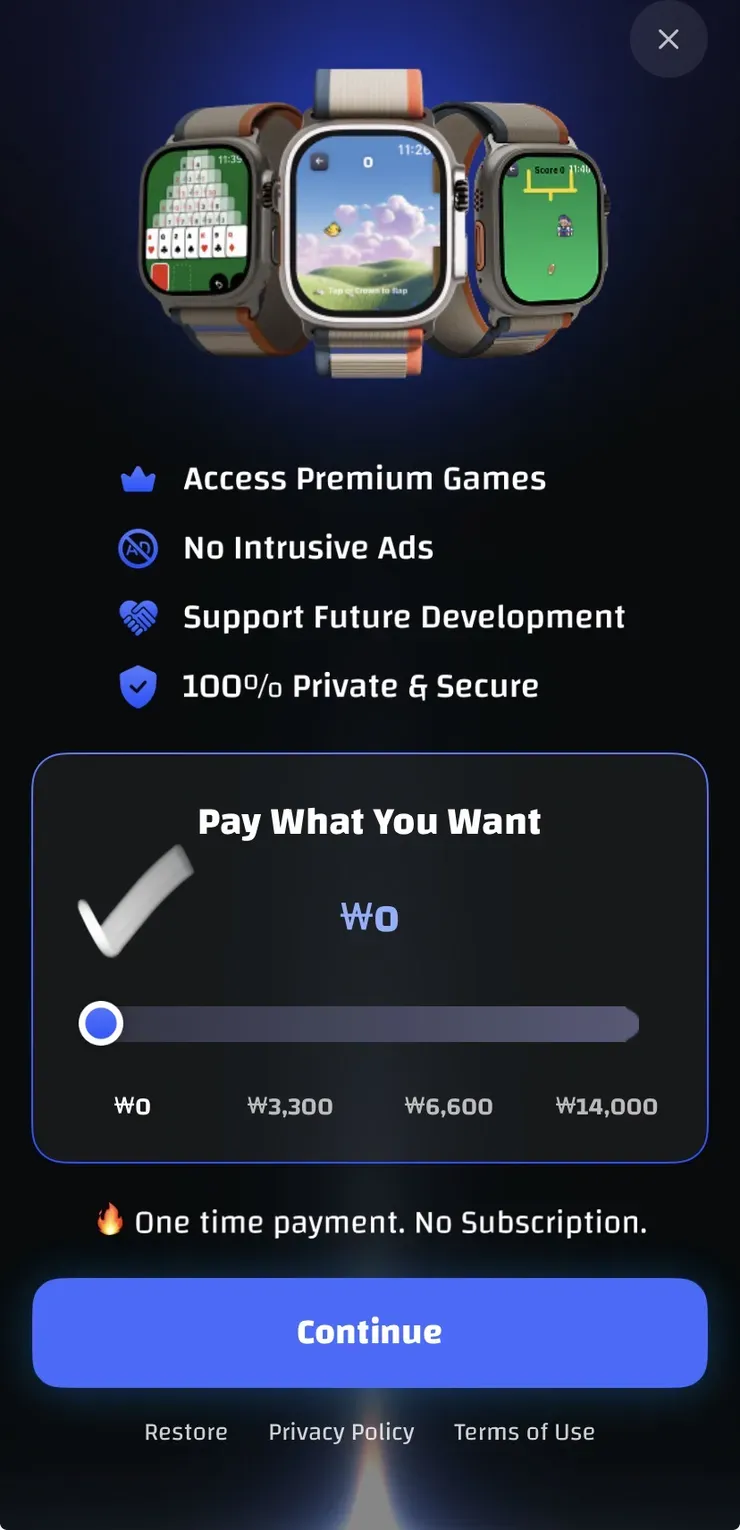 1768663095024.webp [애플앱스토어] 애플워치 게임 15종 WatchQ 무료배포 (0원) (무료)