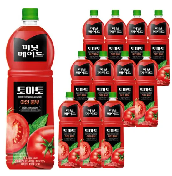 1.png [쿠팡] 미닛메이드 토마토, 1.5L, 12개 (13,270원) (와우무료)