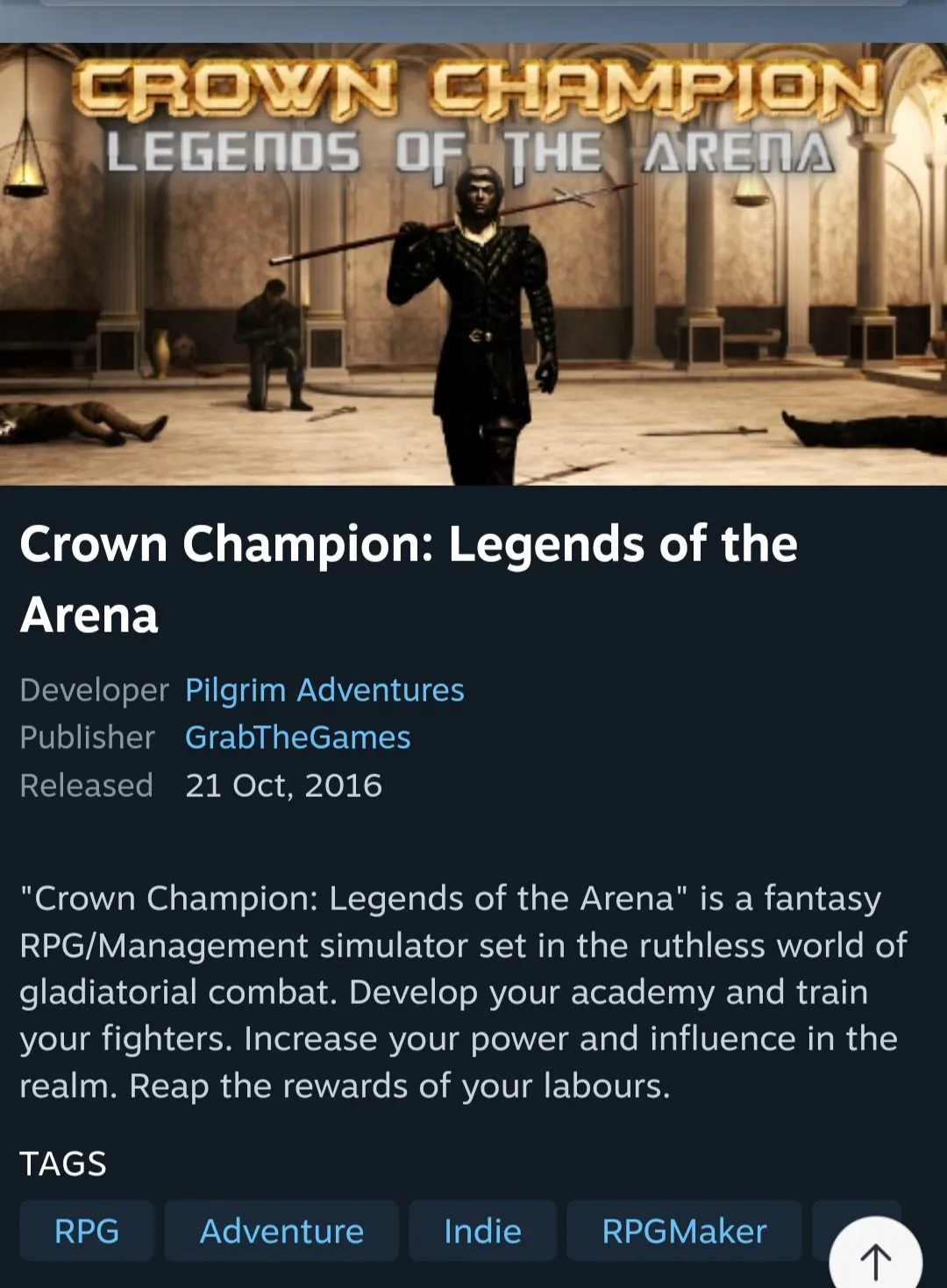 [Steam] Nhà vô địch vương miện: Legends of the Arena / Battle Simulator: Counter Stickman (Miễn phí) (Miễn phí)