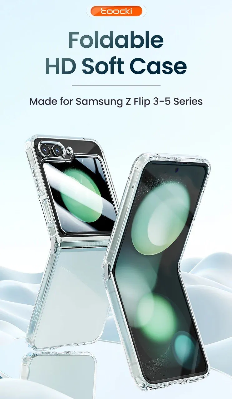 1.jpg [알리] 투키 투명 TPU 폰 케이스 삼성 갤럭시 Z 플립 6 5 4 3 (2,069원) (1,300원)