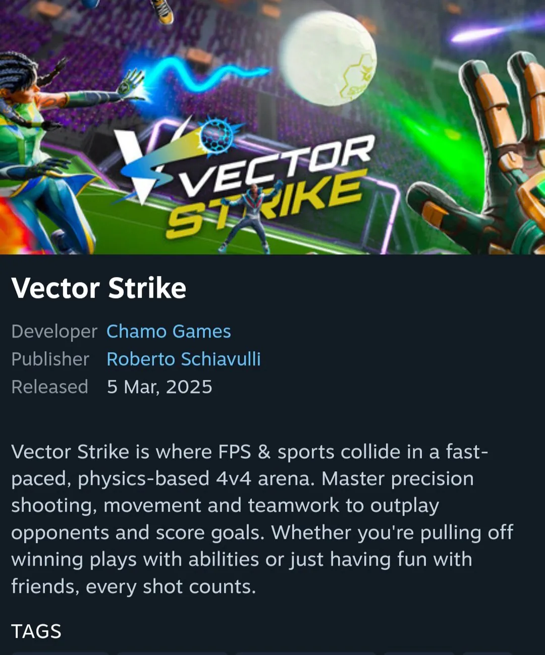 [Steam] Vector Strike (Miễn phí) (Miễn phí)