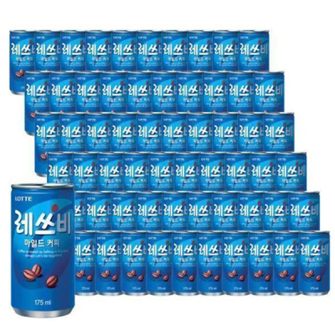 [G Market] Cà phê đóng hộp Let's Be Mild lon 175ml x 60 lon (16.900 KRW) (Miễn phí)