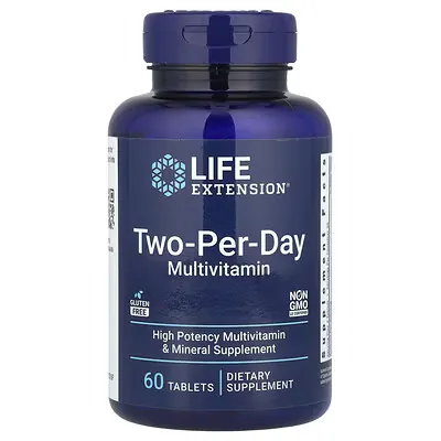 image.png [iHerb] Kéo dài cuộc sống Hai ngày 60 viên vitamin tổng hợp (Payko 11.042 won) (Miễn phí cho các đơn hàng trên 40.000 won)