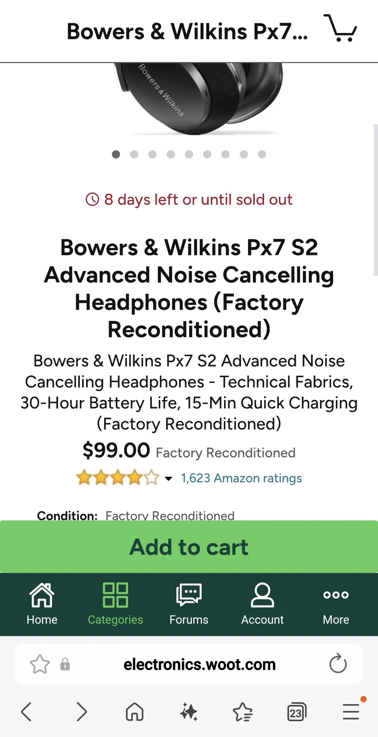 Screenshot_20260220_231718_Samsung Internet.jpg [Amazon woot] Px7 s2 ($99) (Miễn phí)
