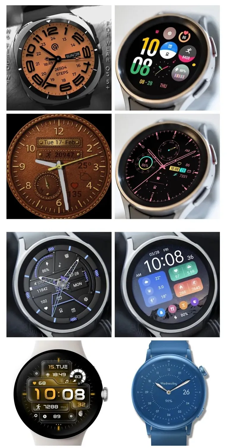 [Google Play] 8 loại mặt đồng hồ bao gồm Galaxy Watch W6 Field (0 won) (miễn phí)