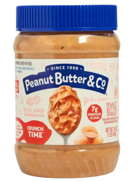 1.png [Coupang Wow] Bơ đậu phộng & Co. Mứt đậu phộng Crunch Time, 454g, 1 miếng (6.240 KRW) (Miễn phí)