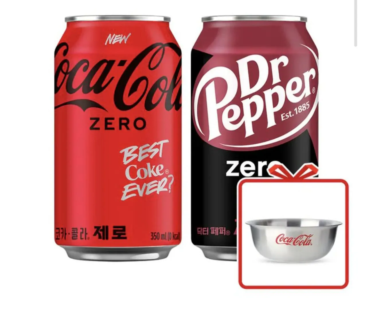 1000044333.jpg [SSG] Coke Zero 350ml 24 lon + Dr. Pepper Zero 350ml 24 lon + quà tặng (KRW) 26.263) (miễn phí)