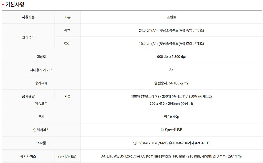 image.png [Naver] Máy in phun Canon MAXIFY GX5590 (thêm 1 chai Tặng mực đen) (369.000 KRW) (Miễn phí)