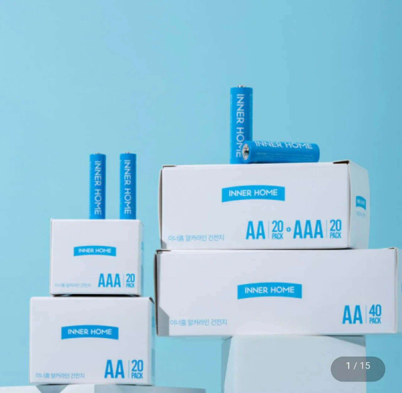 1000003083.jpg [G Market] Pin nội nhà Alkaline AA/AAA 40 miếng (8.900 won) (Miễn phí)