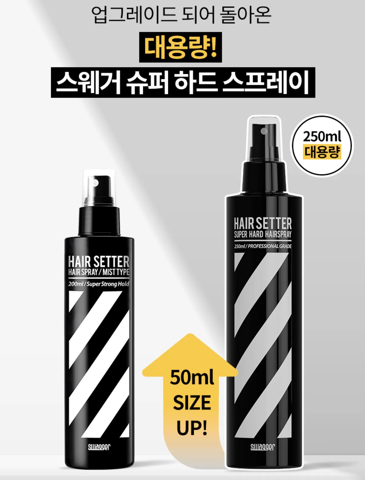 image.png [Olive Young] Xịt siêu cứng Swagger Hair Setter 250ml 1+1 (15.000 KRW) (Miễn phí vận chuyển cho đơn hàng trên 20.000)