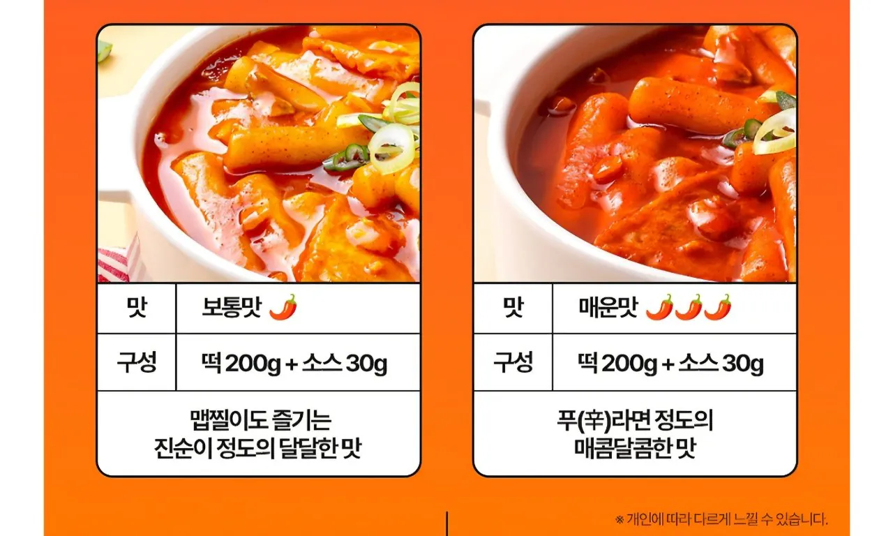 [KakaoTalk Deal] Hôm nay 5 gói tteokbokki (bình thường/cay) và đồ chiên. (7.900 won) (Miễn phí)