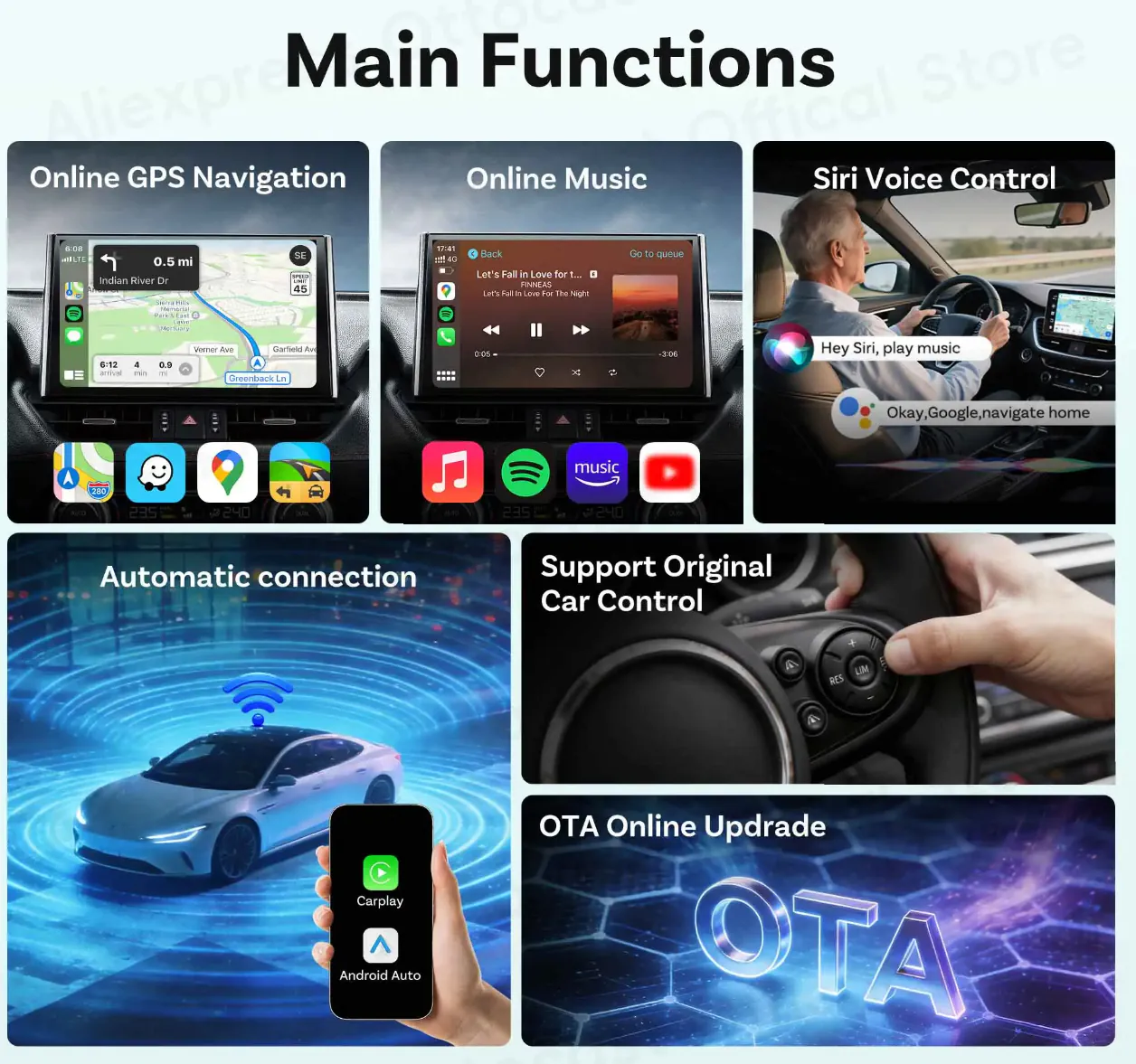 image.png [Ali] Ottocast MIN Android Auto, bộ điều hợp không dây CarPlay (26.860 won) (miễn phí)