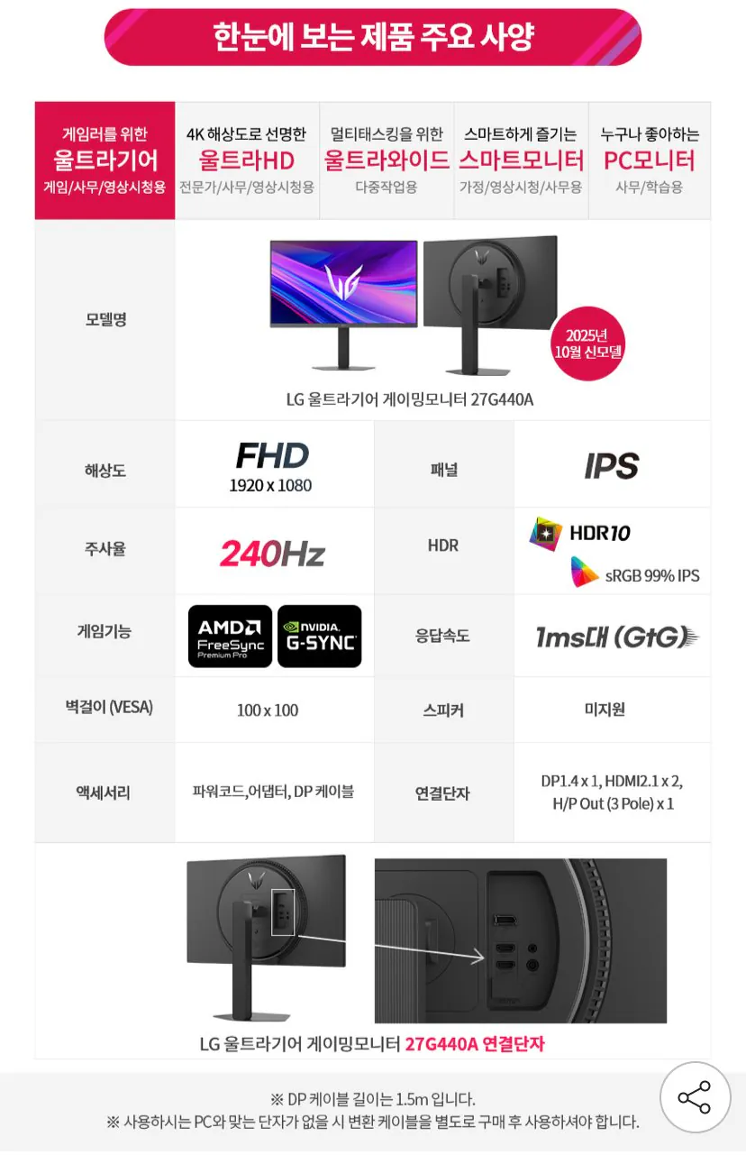 IMG_4504.jpeg [지마켓] LG 27G440A 27인치 게이밍모니터 (299,140원) (무료)