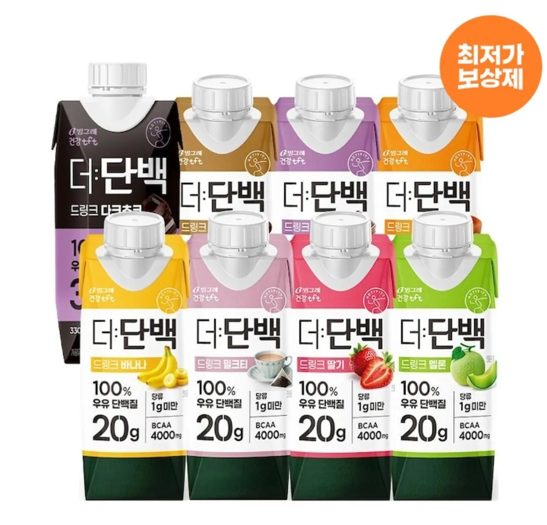 21287.jpg [Ngôi nhà hôm nay] Binggrae The Protein 8 Loại 18 Gói + 18 Gói Chọn (38.910 won) (Miễn phí)