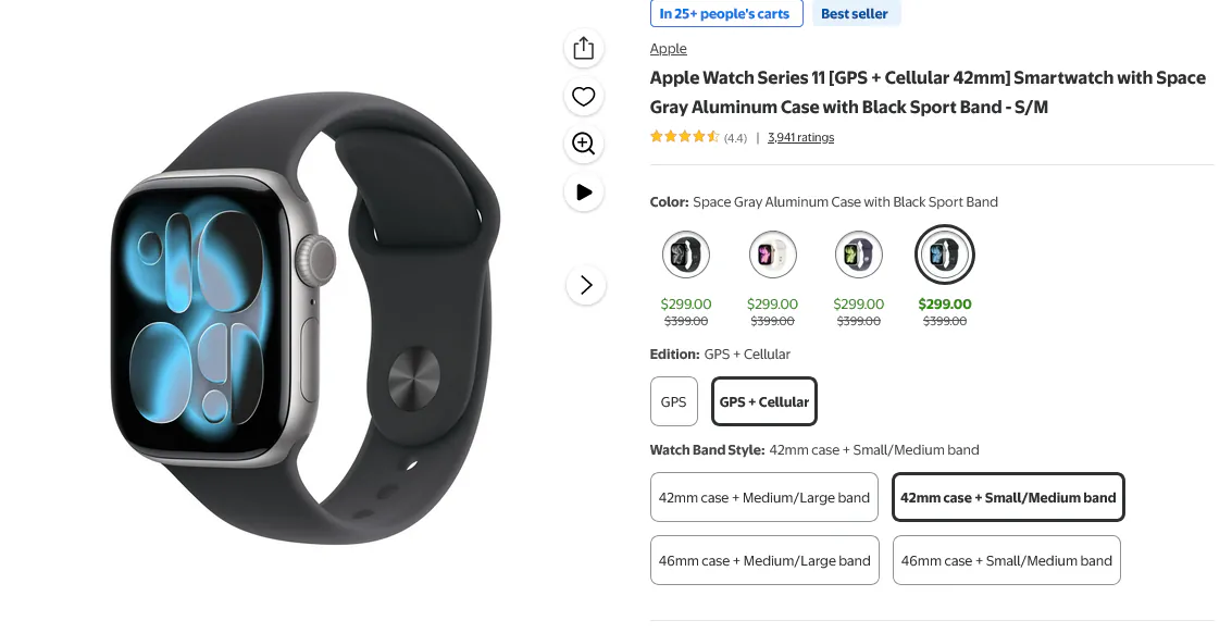 41515.png [walmart] Apple Watch Series 11 ($299) (Miễn phí)