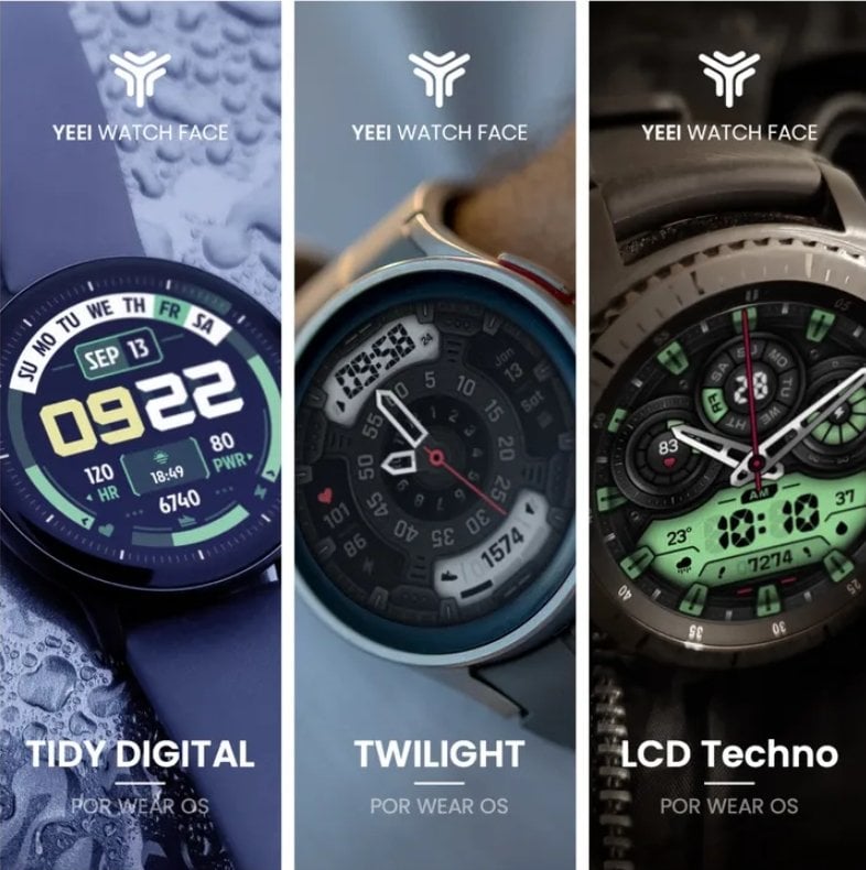 [Google Play] Galaxy Watch Yeei Watch Face 3 loại (0 won) (miễn phí)