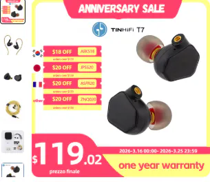 image.png [알리] [이어폰] [3월그랜드세일] Tinhifi T6, T7, Nicehck Octave 외 ($63.36) (무료)