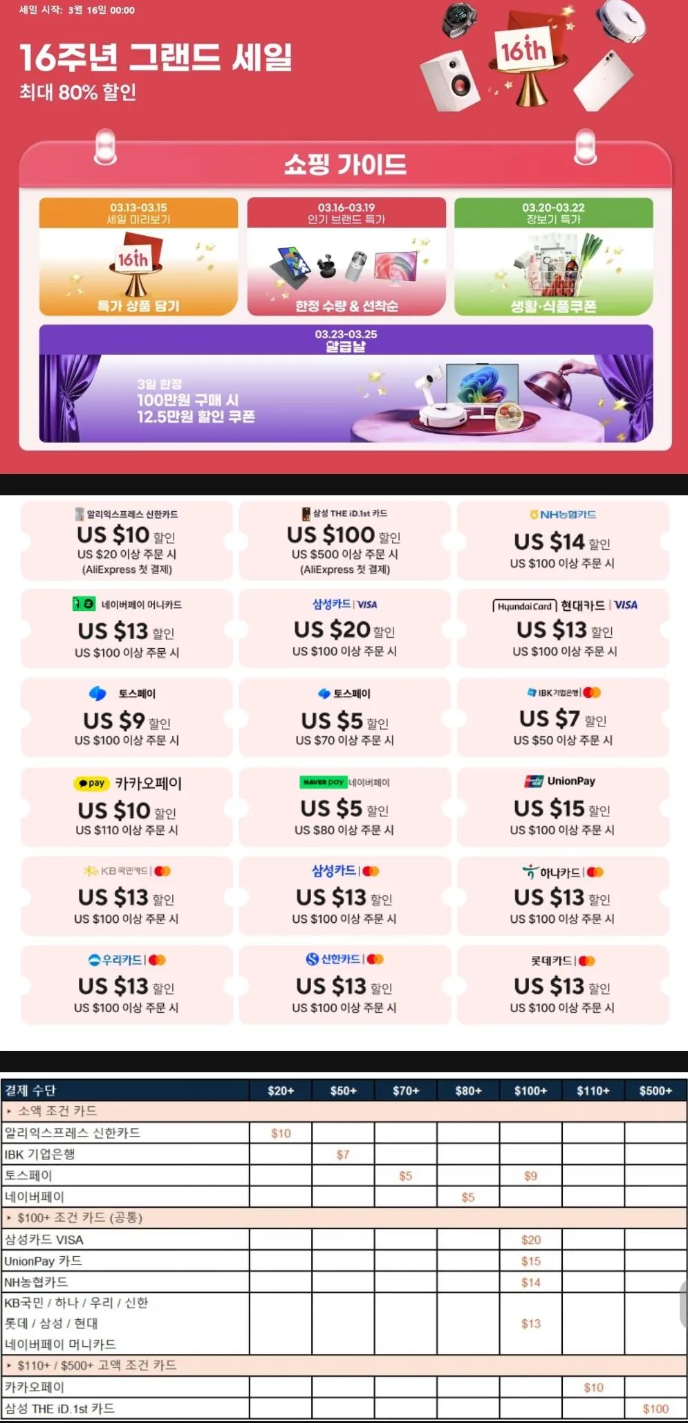 Screenshot_20260315_185443_Stargon.jpg [알리익스프레스] 16주년 그랜드세일 할인코드 (가격상이) (무료)