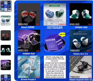 image.png [알리] [이어폰][3월그랜드세일] Kefine Arnar, 럭키백 외 ($171) (무료)