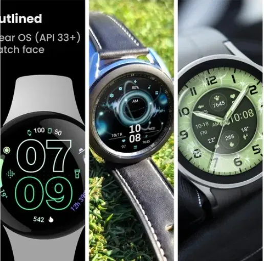 [Google Play] 3 loại bao gồm Galaxy Watch Face Outline (0 won) (Free)