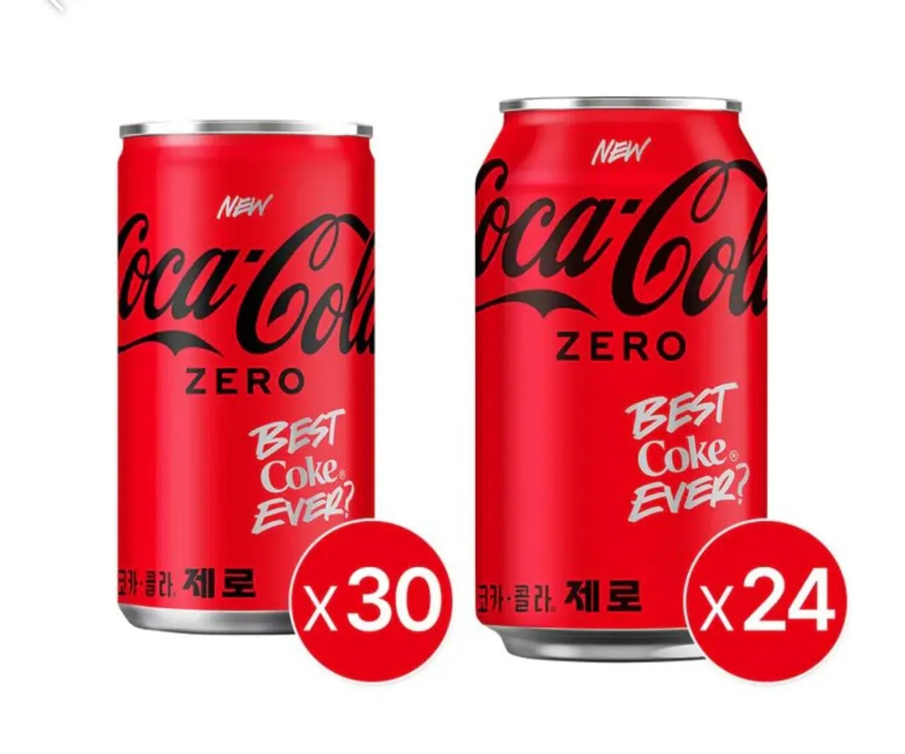 1000007608.jpg [SSG] Coca-Cola Zero 350ml*24 gói + Coca-Cola Zero 190ml*30 gói (26.441 won) (miễn phí)