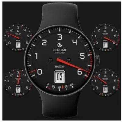 [Google Play] Galaxy Watch Face x10: 3 loại bao gồm máy đo tốc độ đua (0 won) (miễn phí)