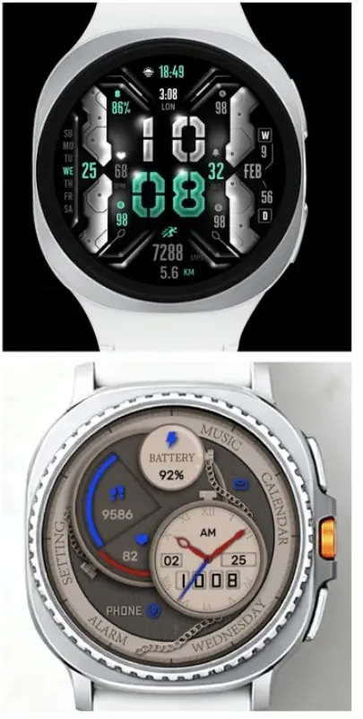[Google Play] Galaxy Watch Face x10: 3 loại bao gồm máy đo tốc độ đua (0 won) (miễn phí)