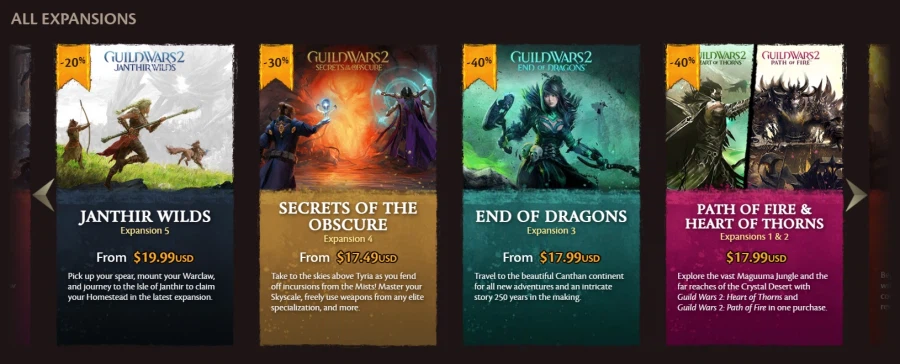 [Chính thức Trang chủ, Steam] Giảm giá mùa xuân Guild Wars 1, 2 (~40%)_1.webp