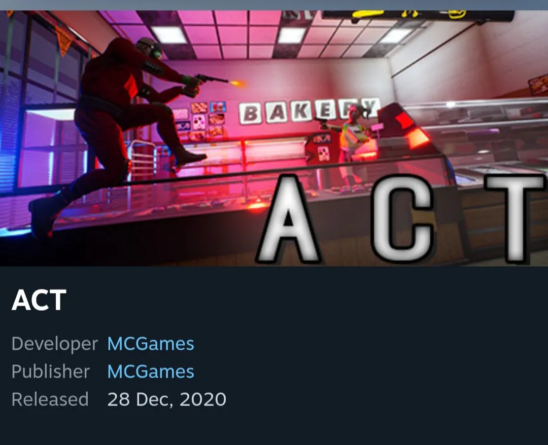 [Steam] ACT sẽ sớm trở thành một trò chơi trả phí (miễn phí) (miễn phí)