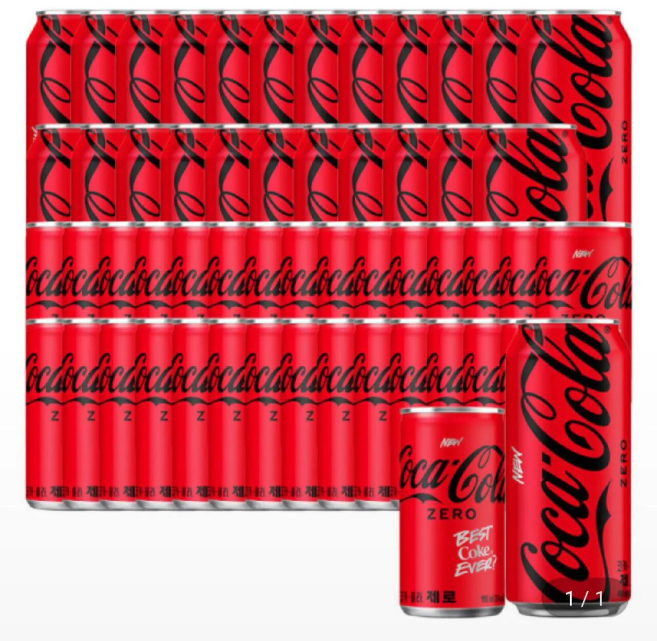 1000007861.jpg [G Market] 24 lon Coca-Cola Zero 490ml + 30 lon Coca-Cola Zero 190ml (30.690 KRW) (miễn phí)