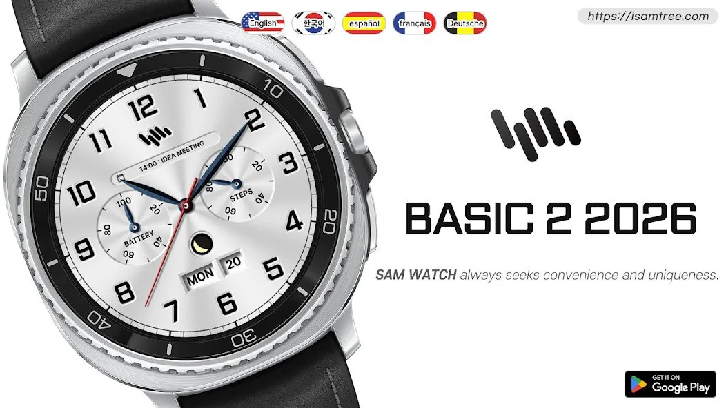 sam05.jpg [Google Chơi] 6 loại mặt Galaxy Watch gọn gàng của SamWatch phù hợp với trang phục (miễn phí) (0 won)