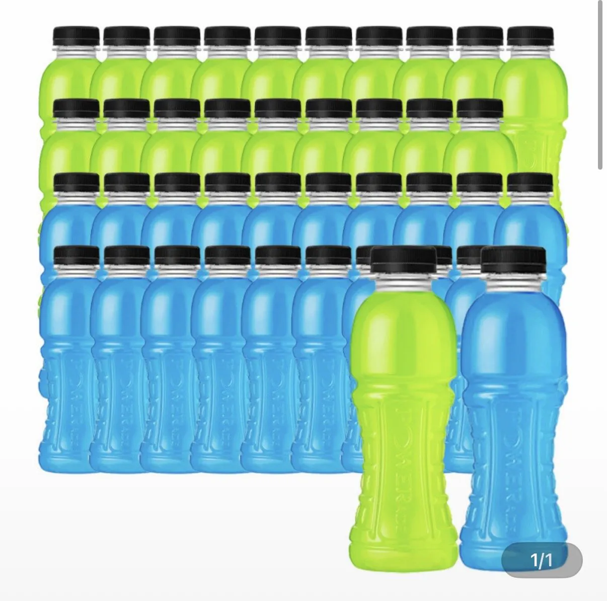 [지마켓] 파워에이드제로 라임향 무라벨 355ml x 20개+ 제로 무라벨 355ml x 20개 (총 40개) (25,150원) (무료)