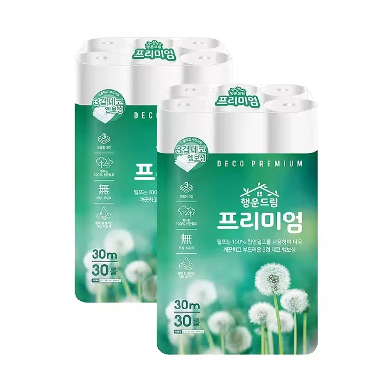 [알리] 코인딜 행운드림 천연펄프 화장지 16,376원_1.webp