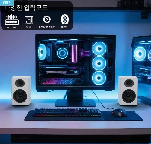 [네이버] SAUNGYU 게이밍스피커 80W 블루투스5.4 (62,900원/무료)_2.webp