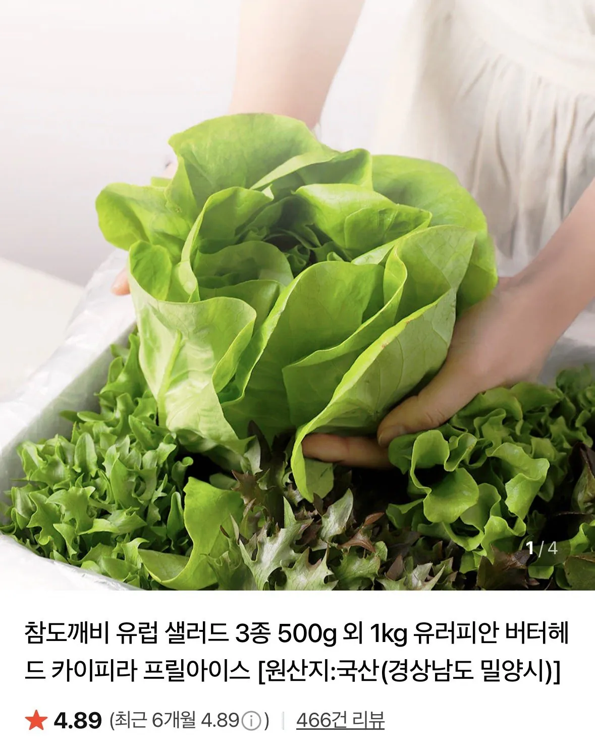 [네이버] 참도깨비 유럽 샐러드3종 500g+ 500g 총 1kg (5,600원) (네멤무료)