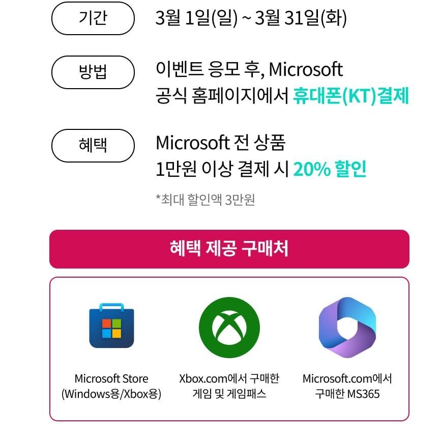 [KT컨텐츠페이] 붉은사막 - KT이용자만 20% 할인 (63,840원) (무료)