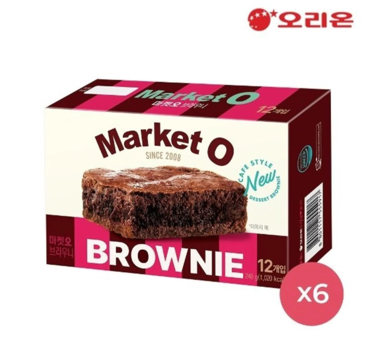 [옥션] 마켓오 리얼브라우니 12P(240g) x6개 (삼성23,940원) (무료)