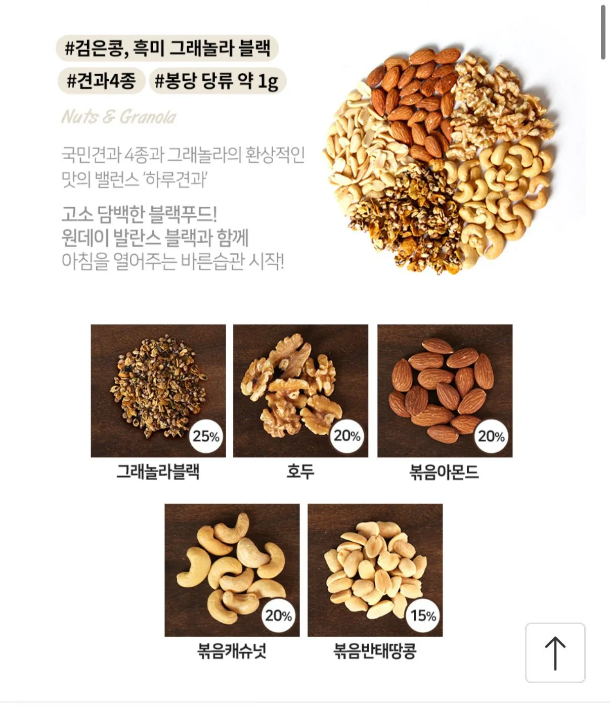 IMG_2107.jpg [11th Street] Mountain Nuts One Day Balance Black 100 túi (Kakao 32.740 won) (Miễn phí)