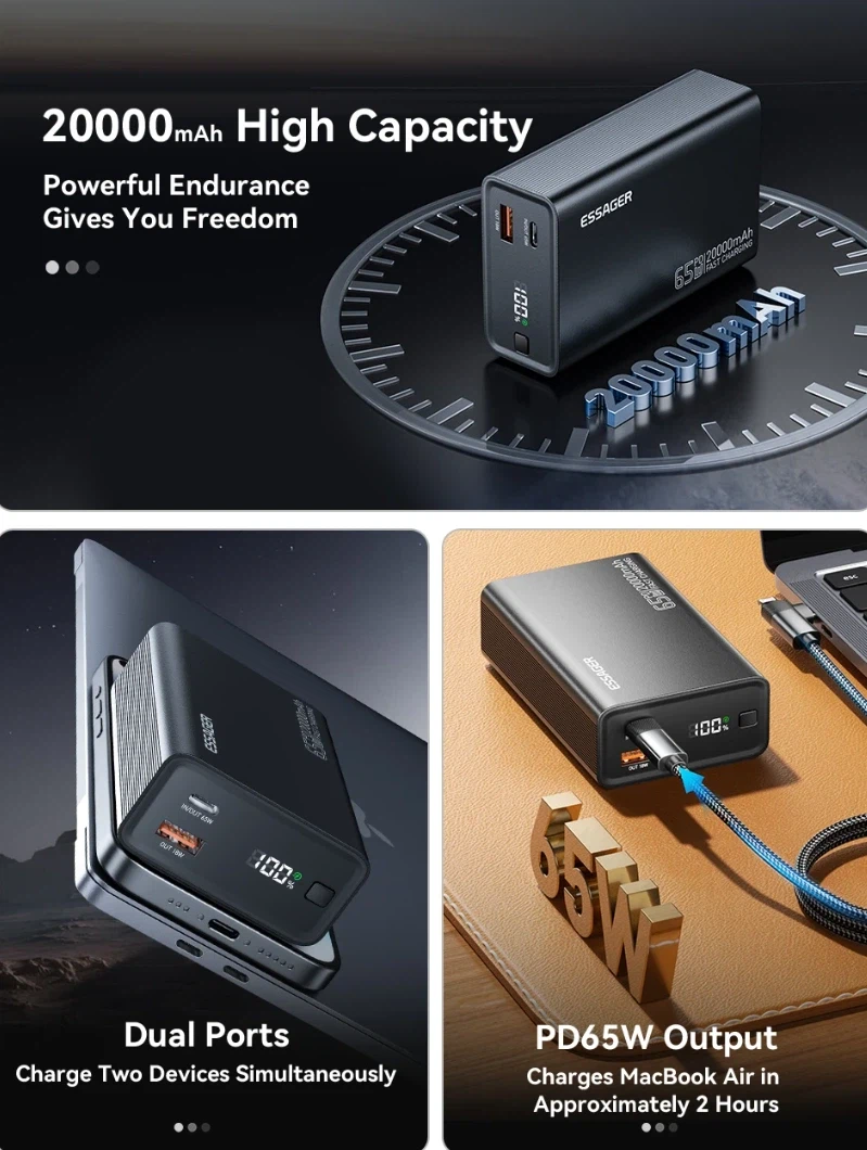 [알리] 에사저 보조배터리 20000mAh PD 65W / 37,610원_2.webp