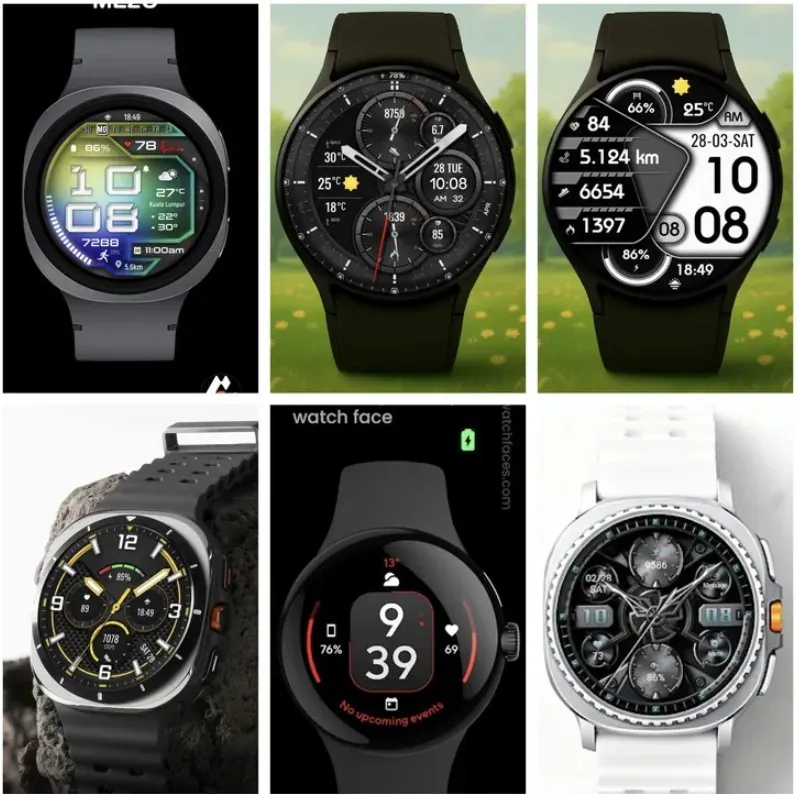 [구글플레이] 갤럭시워치 페이스 ML2U 396 Futuristic HUD 등 6종 (0원) (무료)