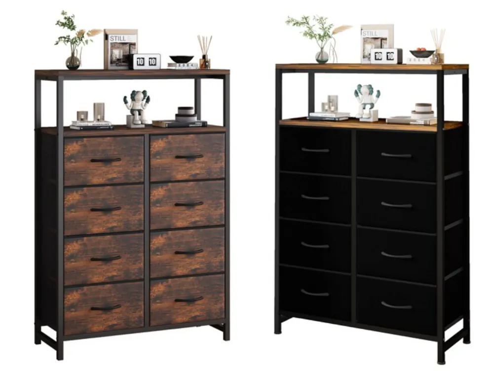 image.png [쿠팡] 소웰홈 패브릭 4단8문 옷 수납장 (블랙, 나무결) (48,800원) (무료)