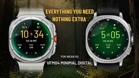 [구글플레이] 갤럭시 워치 페이스 GrayBlueRunway 등 4종 무료 (0원) (무료)